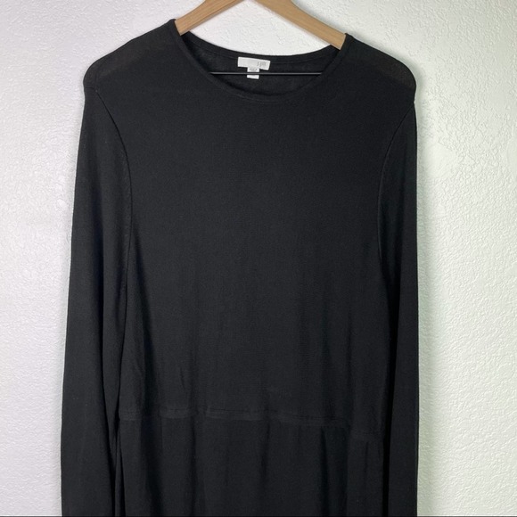 🖤 3/$25 SALE!!!
J. Jill black long sleeve round neck knit midi dress - Picture 2 of 12